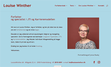 Louise Winthers hjemmeside